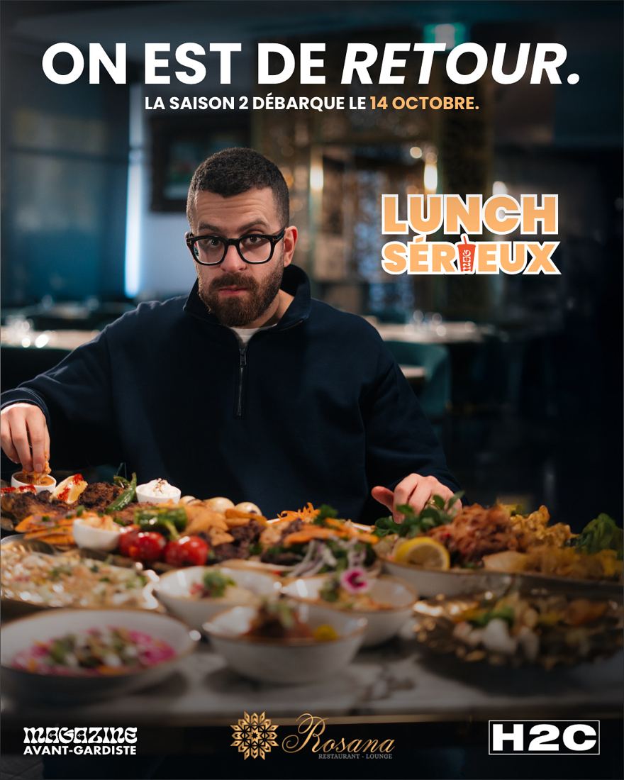 Visuel de la deuxième saison de Lunch Sérieux